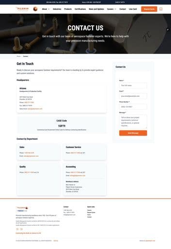 Contact Page
