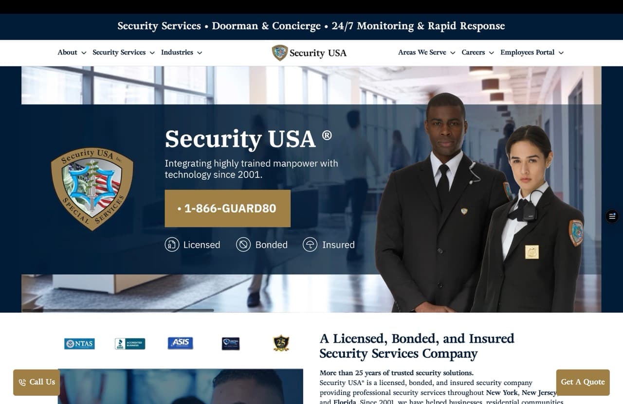 Security USA® Inc. background